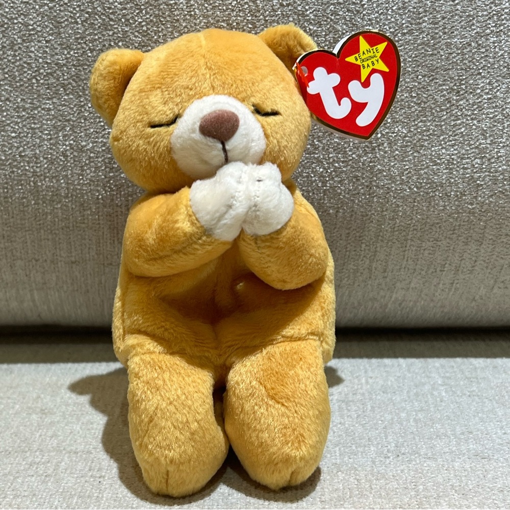 NWT Vintage Original 1998 Ty Beanie Baby “Hope” With Error Tags